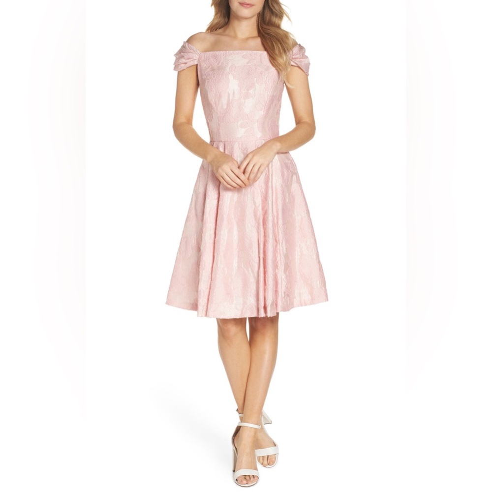 Gal Meets Glam Augusta Off-the-Shoulder Dress - Picture 2 of 8